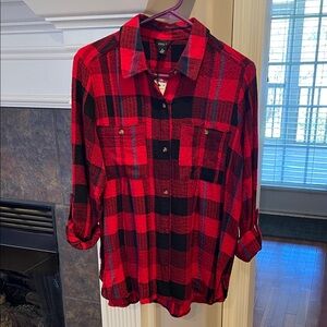 Red & Black Checkered Shirt